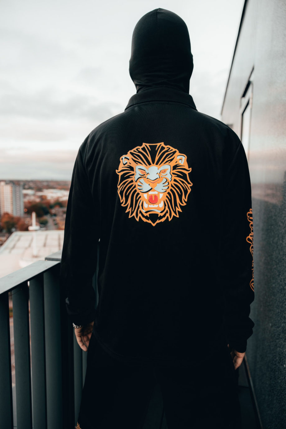 Black Lion Print Jacket